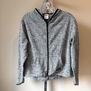 PINK Victoria’s Secret heathered gray/black jacket size XS